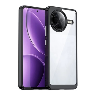 Xiaomi Poco F7 Ultra GIGAPACK Szilikon telefonvédő ütésállóság, átlátszó hátlap, FEKETE