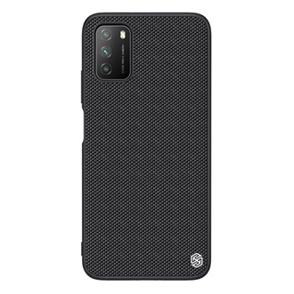 Xiaomi Poco M3 NILLKIN TEXTURED szilikon telefonvédő érdes felület, 3D, FEKETE