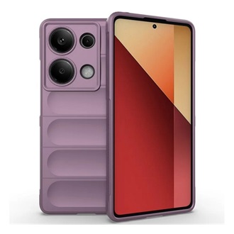 Xiaomi Poco M6 Pro 4G Gigapack Szilikon telefonvédő ütésállóság, 3D, LILA