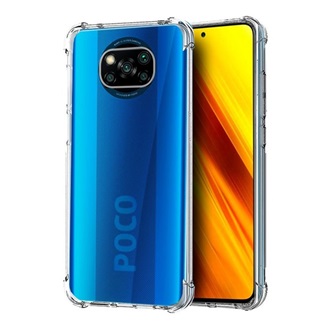 Xiaomi Poco X3 NFC Gigapack Szilikon telefonvédő ütésállóság, légpárnás sarok, ÁTLÁTSZÓ