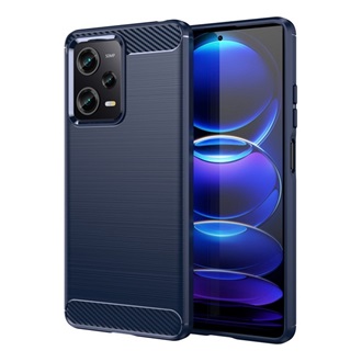 Xiaomi Poco X5 Pro 5G Gigapack szilikon telefonvédő ütésállóság, karbon minta, SÖTÉTKÉK