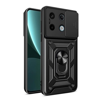 Xiaomi Poco X6 5G Gigapack Defender szilikon telefonvédő ütésállóság, kameravédő, FEKETE