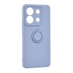 Xiaomi Poco X6 5G Gigapack Szilikon telefonvédő tartógyűrű, kameravédő, LILA
