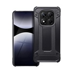 Xiaomi Poco X7 GIGAPACK Defender szilikon telefonvédő ütésállóság, fémhatás, FEKETE