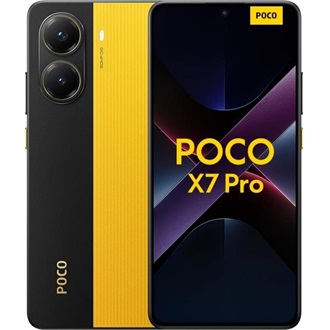 Xiaomi Poco X7 Pro 256GB Dual SIM okostelefon sárga-fekete