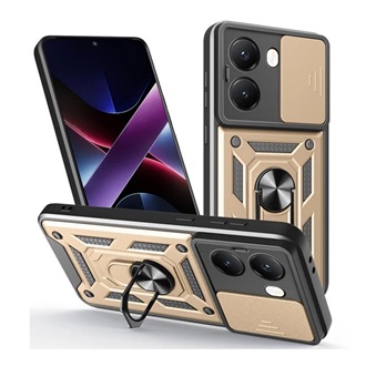 Xiaomi Poco X7 Pro GIGAPACK Defender szilikon telefonvédő ütésállóság, kameravédő, ARANY