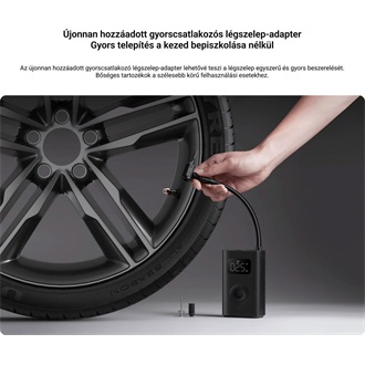 Xiaomi Portable Electric Air Compressor 2 akkumulátoros kompresszor fekete