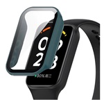 Xiaomi Smart Band 8 Active Gigapack Műanyag keret ütésállóság + kijelzővédő üveg SÖTÉTZÖLD