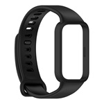 Xiaomi Smart Band 9 Active GIGAPACK Pótszíj egyedi méret, ütésállóság + szilikon keret, FEKETE