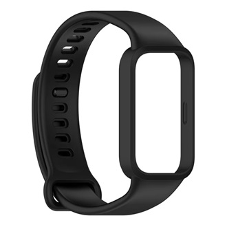 Xiaomi Smart Band 9 Active GIGAPACK Pótszíj egyedi méret, ütésállóság + szilikon keret, FEKETE