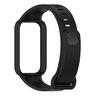 Xiaomi Smart Band 9 Active GIGAPACK Pótszíj egyedi méret, ütésállóság + szilikon keret, FEKETE