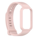 Xiaomi Smart Band 9 Active GIGAPACK Pótszíj egyedi méret, ütésállóság + szilikon keret, RÓZSASZÍN