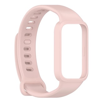 Xiaomi Smart Band 9 Active GIGAPACK Pótszíj egyedi méret, ütésállóság + szilikon keret, RÓZSASZÍN