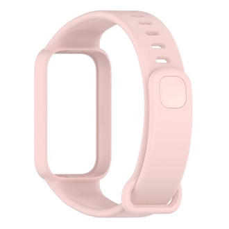 Xiaomi Smart Band 9 Active GIGAPACK Pótszíj egyedi méret, ütésállóság + szilikon keret, RÓZSASZÍN