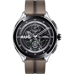 Xiaomi Watch 2 Pro okosóra ezüst (bőr szíj)