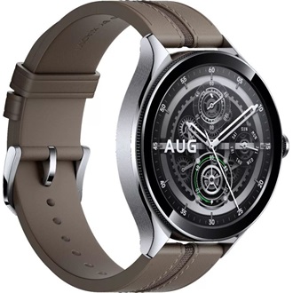 Xiaomi Watch 2 Pro okosóra ezüst (bőr szíj)