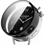 Xiaomi Watch S4 41mm GIGAPACK Műanyag keret BUMPER, ütésállóság + kijelzővédő üveg, FEKETE