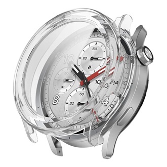 Xiaomi Watch S5 GIGAPACK Műanyag keret BUMPER, ütésállóság + kijelzővédő üveg, ÁTLÁTSZÓ