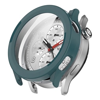 Xiaomi Watch S5 GIGAPACK Műanyag keret BUMPER, ütésállóság + kijelzővédő üveg, SÖTÉTZÖLD