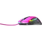 Xtrfy M4 RGB optikai USB gaming egér rózsaszín