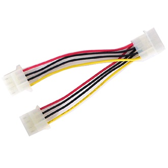 OEM Molex Power 4pin -> 2db Molex Power 4pin M/F tápkábel