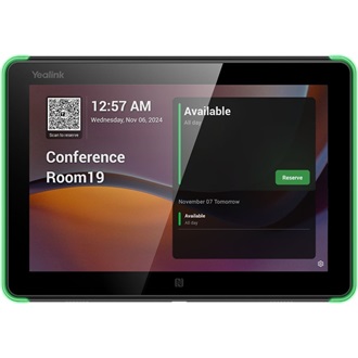 Yealink RoomPanel E2 8" touchscreen LED smart tárgyalótermi kijelző fekete (Android 13)