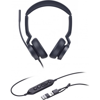 Yealink UH46 Dual Teams fejhallgató headset