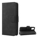 ZTE Blade A31 Gigapack tok álló, bőr hatású FLIP, asztali tartó, FEKETE