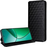 ZTE Blade A56 GIGAPACK Tok álló, bőr hatású FLIP, prémium, FEKETE