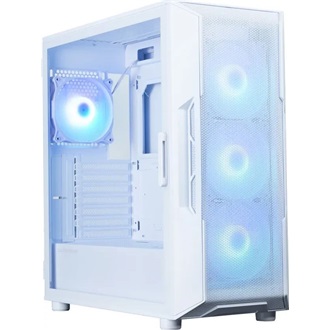 Zalman I3 NEO ARGB V2 táp nélküli ablakos Mid Tower számítógépház fehér