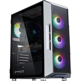 Zalman I3 NEO TG Black táp nélküli ablakos Mid Tower számítógépház fekete