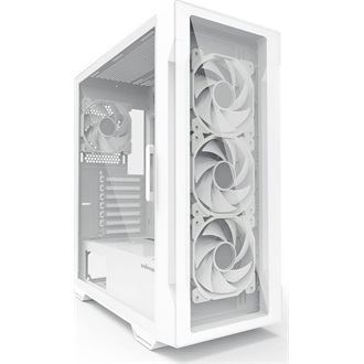 Zalman I3 NEO TG White táp nélküli ablakos Mid Tower számítógépház fehér
