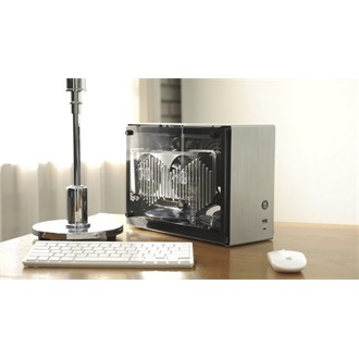 Zalman M2 mini táp nélküli ablakos Mini-ITX számítógépház szürke