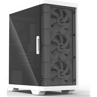 Zalman M4 fehér (táp nélküli) ablakos mATX ház