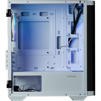 Zalman M4 fehér (táp nélküli) ablakos mATX ház