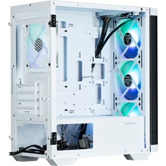 Zalman M4 fehér (táp nélküli) ablakos mATX ház