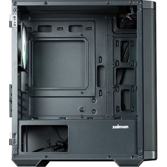 Zalman M4 fekete (táp nélküli) ablakos mATX ház