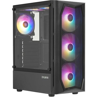 Zalman N4 táp nélküli ablakos Mid Tower számítógépház fekete