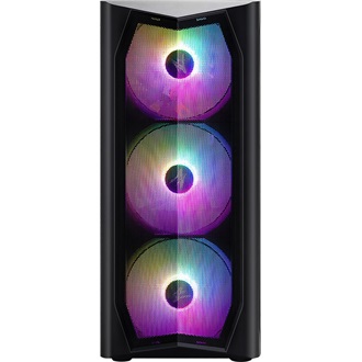 Zalman N4 táp nélküli ablakos Mid Tower számítógépház fekete