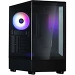 Zalman P10 BLACK táp nélküli ablakos MT Mini Tower számítógépház fekete