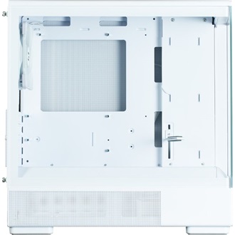 Zalman P10 WHITE táp nélküli ablakos MT Mini Tower számítógépház fehér