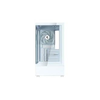 Zalman P10 WHITE táp nélküli ablakos MT Mini Tower számítógépház fehér