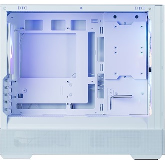 Zalman P30 AIR táp nélküli ablakos MT Mini Tower számítógépház fehér