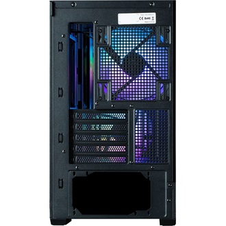 Zalman P30 AIR táp nélküli ablakos MT Mini Tower számítógépház fekete