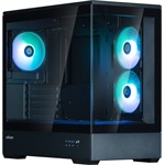 Zalman P30 BLACK V2 táp nélküli ablakos MT Mini Tower számítógépház fekete