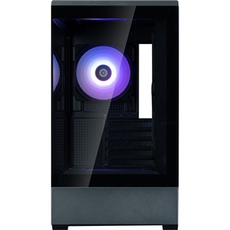 Zalman P30 BLACK V2 táp nélküli ablakos MT Mini Tower számítógépház fekete