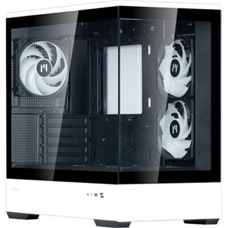 Zalman P30 BW táp nélküli ablakos MT Mini Tower számítógépház fekete-fehér