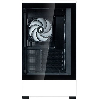Zalman P30 BW táp nélküli ablakos MT Mini Tower számítógépház fekete-fehér