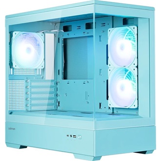 Zalman P30 MINT V2 táp nélküli ablakos MT Mini Tower számítógépház zöld