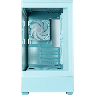 Zalman P30 MINT V2 táp nélküli ablakos MT Mini Tower számítógépház zöld
